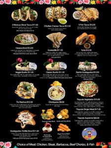 Food Truck Menu